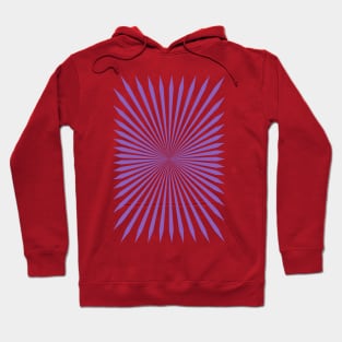 Rays radiating from the center Hoodie